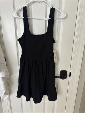 No Boundaries Black Midi Dress